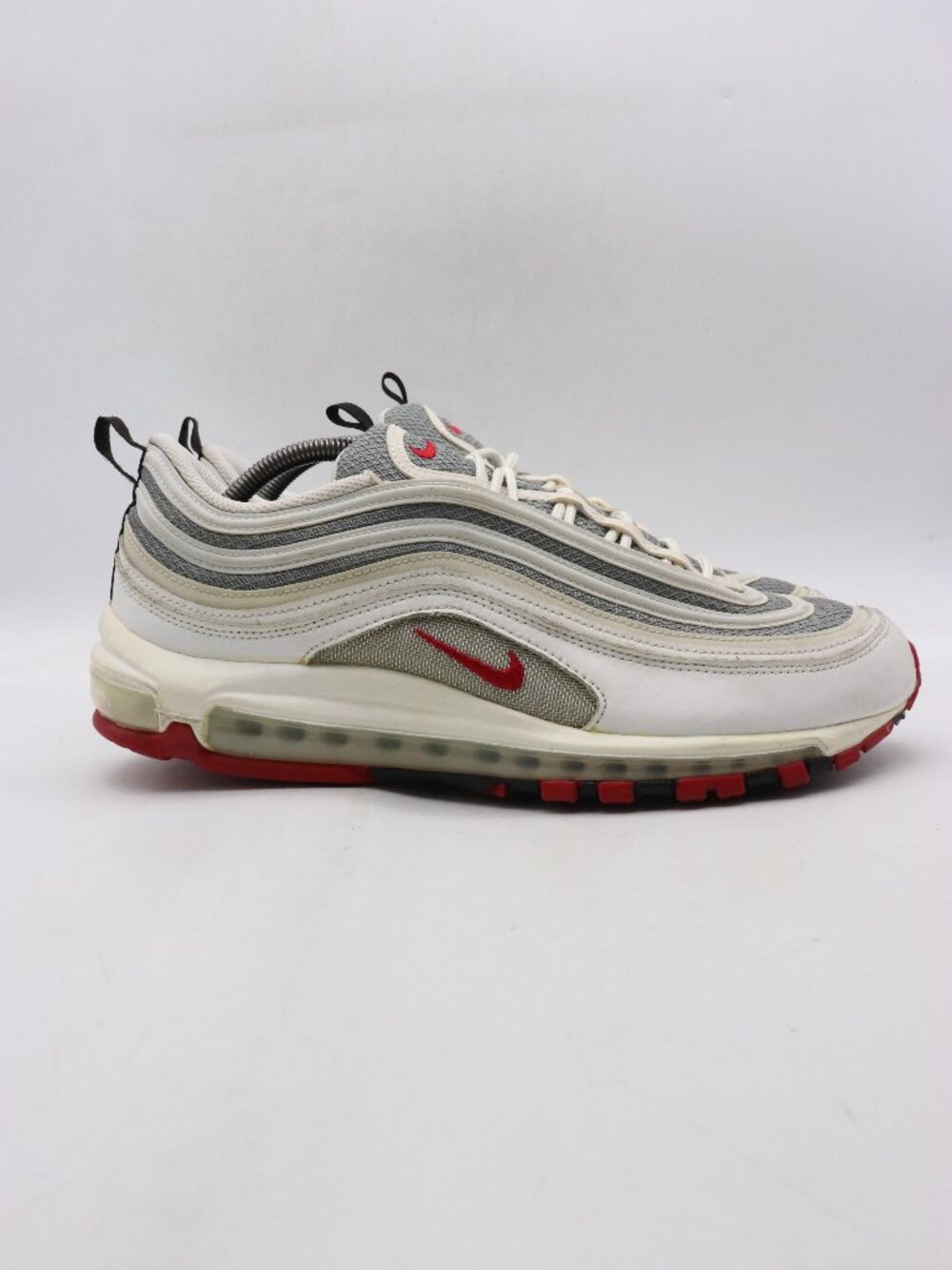 Nike Air Max 97 Shoes Men's Size 12 White Bullet Low Top Sneakers DM0027-100